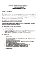 September 29 Annual Meeting