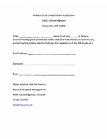 Electronic Notice Form