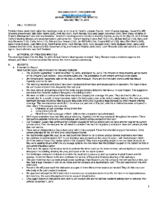 May 18 Owner’s Meeting