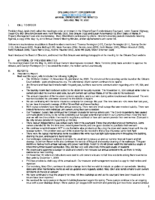 May 16 Owners Meeting