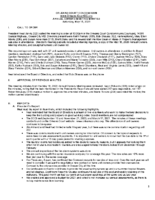 May 15 Owners Meeting