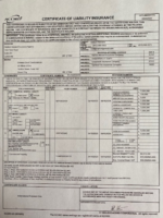 Orleans Court Certificate of Insurance 2023-2024