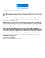 Orleans Court Renters and Guests Letter 2023